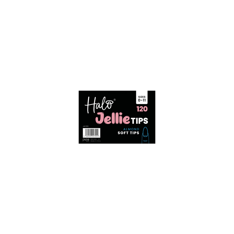 HALO Jellie Tips Amande, Size 0-11, x 120