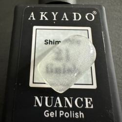 Finition n°21 Shimmery argent 10g Akyado