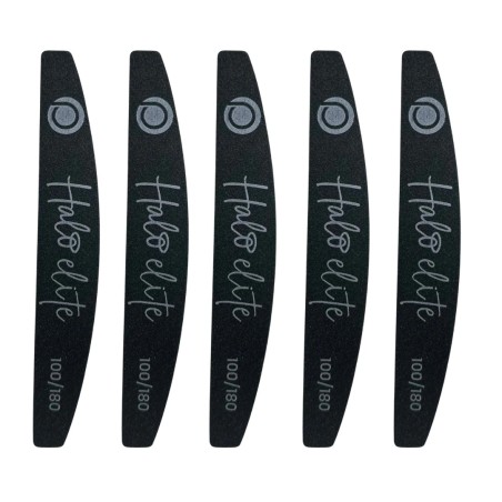 HALO 100/180 Half moon Black paquet de 5