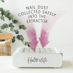 Halo FILTRE 3-6 mois Nail Dust Extractor - Aspirateur Poussière