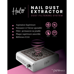 Halo 100 Filtres jetables Nail Dust Extractor - Aspirateur Poussière