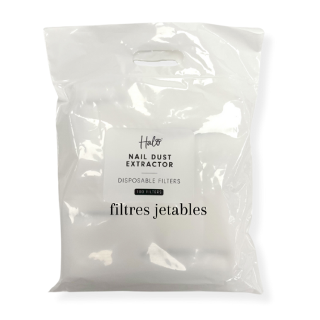 Halo 100 Filtres jetables Nail Dust Extractor - Aspirateur Poussière