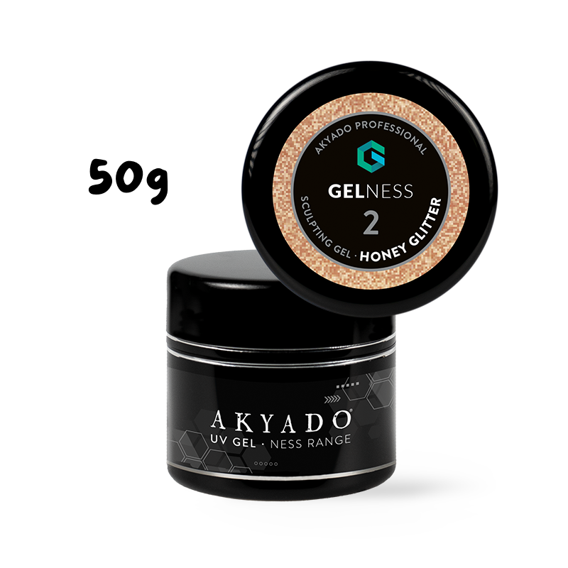 GelNess Gel Honey Glitter Or 50g  Akyado