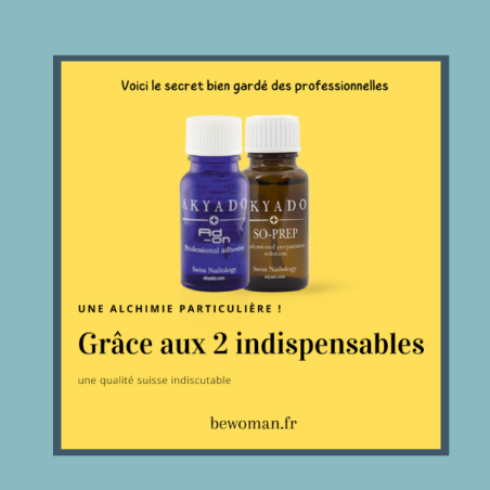 Secret de tenue Nail Prep + Adhérent Akyado