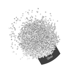 1440 Micro cristaux Silver...