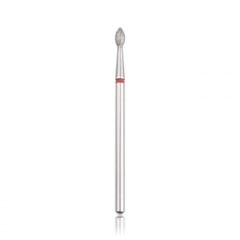 Flamme Diamant Rouge Ø 2,3mm L4mm HBD-243RD.023