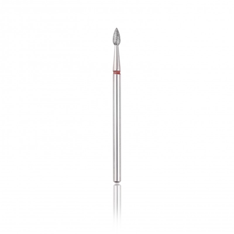 Flamme Diamant Rouge Ø2,3mm L5mm HBD-257RD.023