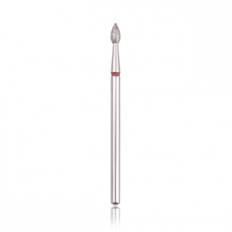 Flamme Diamant Rouge Ø2,5mm L4mm HBD-257RD.025