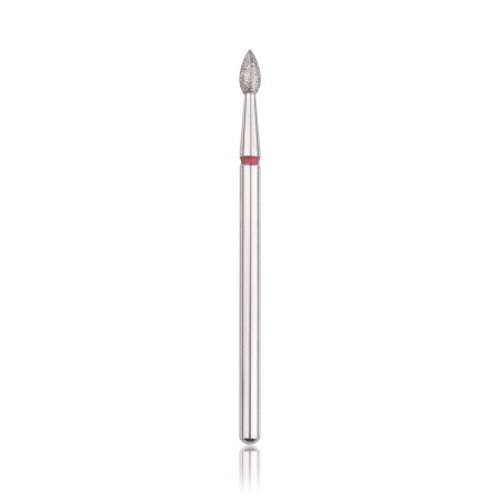 Flamme Diamant Rouge Ø2,5mm L4mm HBD-257RD.025