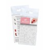 Sticker NC48 Poppies and Peonies Nailcrust E.Mi
